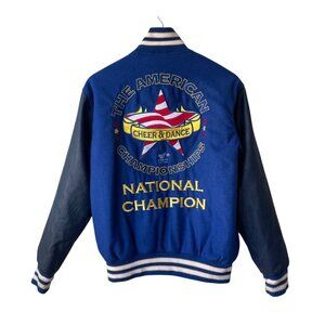 Varsity American Cheer and Dance National Champion Jacket Size S Varsity Letterm